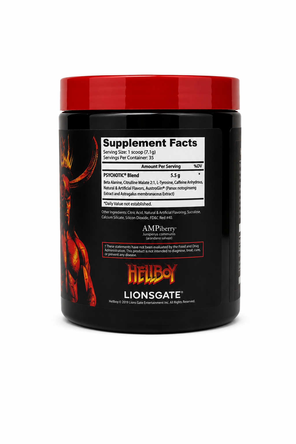 Psychotic Hellboy Pre-Entreno Insane Labz 247 g