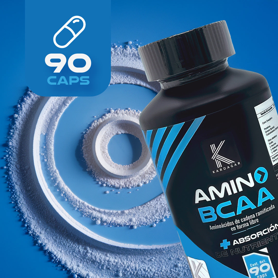 Amino BCAA Kardagar 90 Cápsulas  Recuperación y Resistencia Muscular