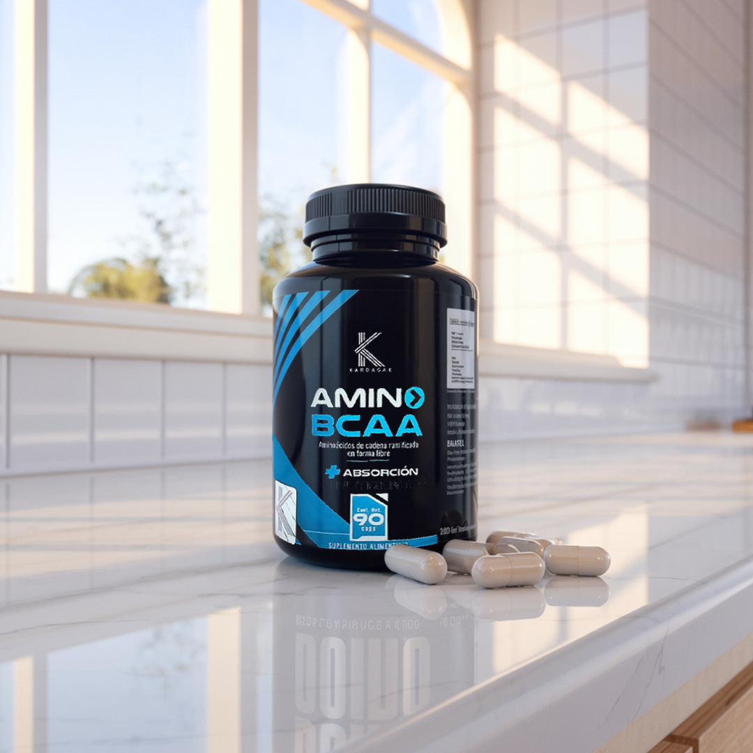 Amino BCAA Kardagar 90 Cápsulas  Recuperación y Resistencia Muscular