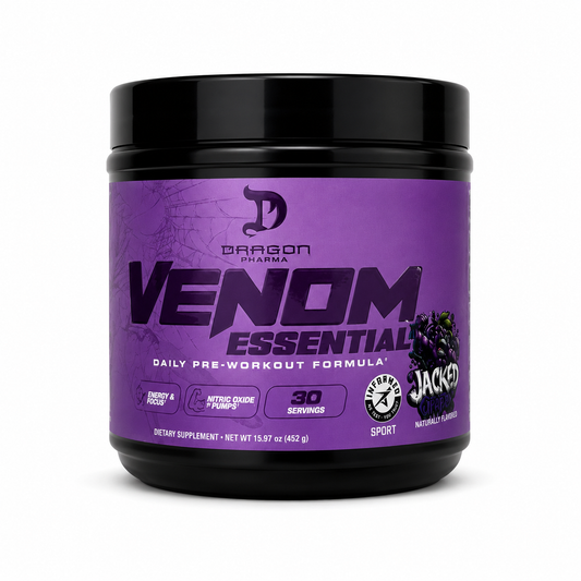 Venom Essential Pre-Entreno Dragon Pharma 455 g