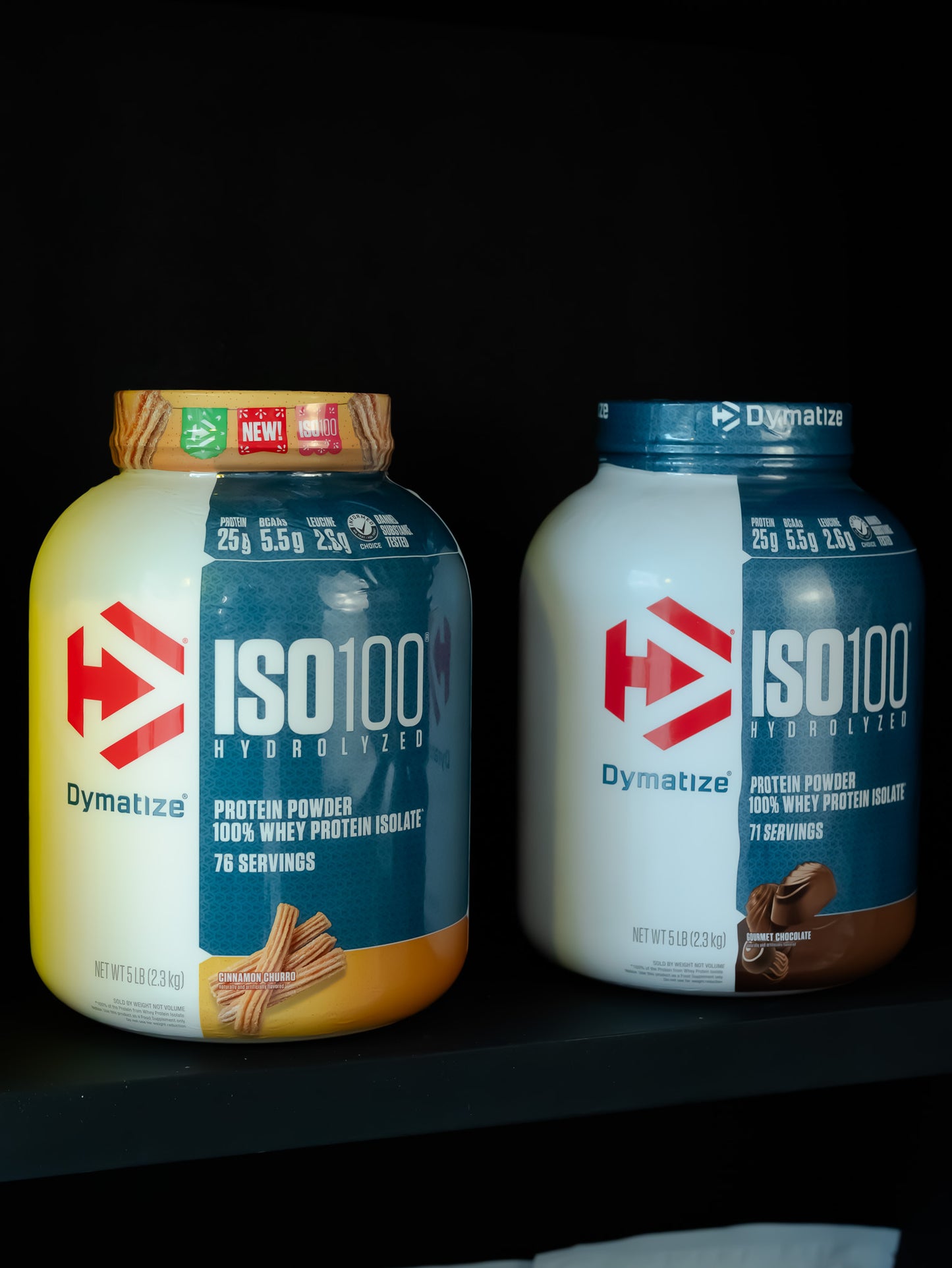 Proteína ISO100 Dymatize 5LB  Whey Isolate Premium  Varios Sabores