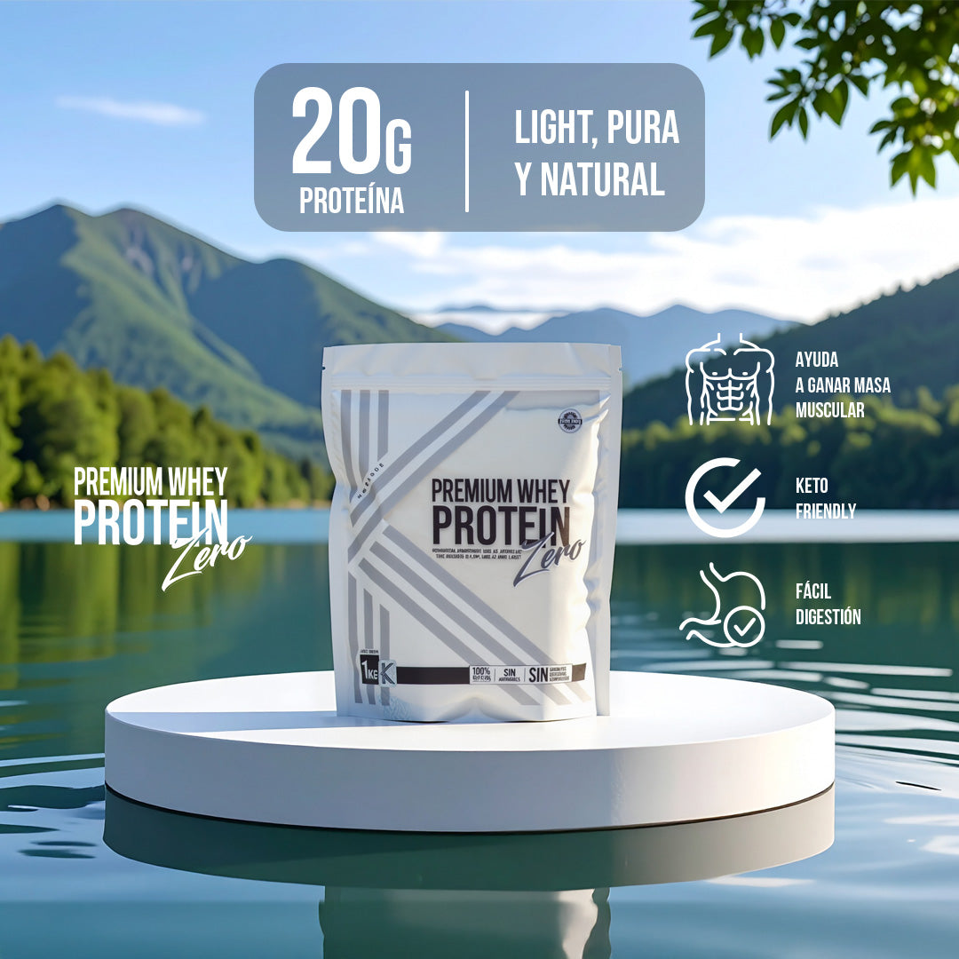 Premium Whey Protein Zero MX 1kg Kardagar  Alta Calidad y Recuperación