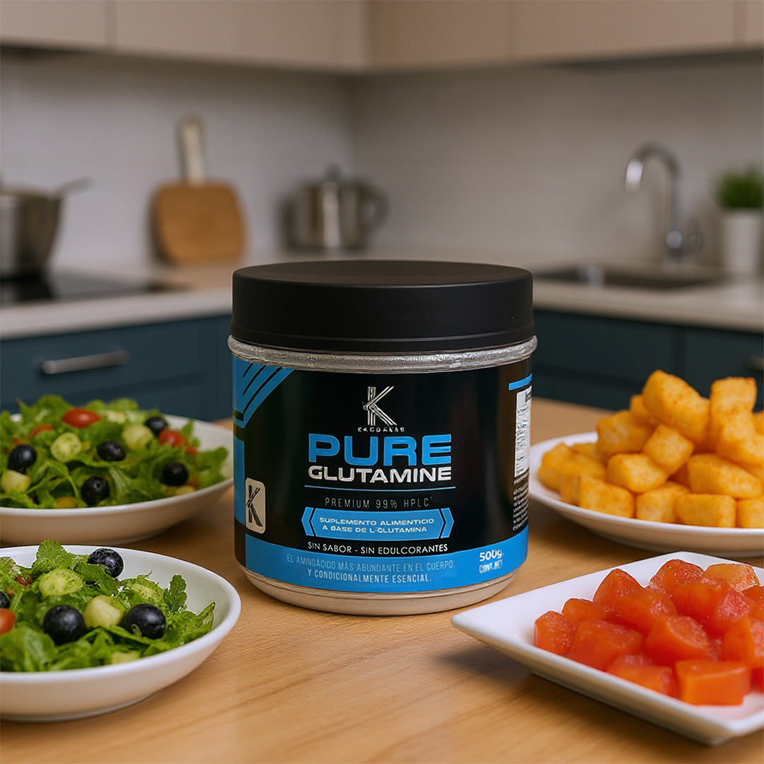 Pure Glutamine 500g Kardagar  Recuperación y Soporte Muscular