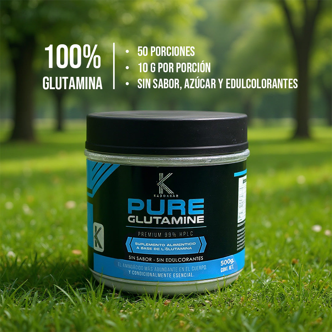 Pure Glutamine 500g Kardagar  Recuperación y Soporte Muscular