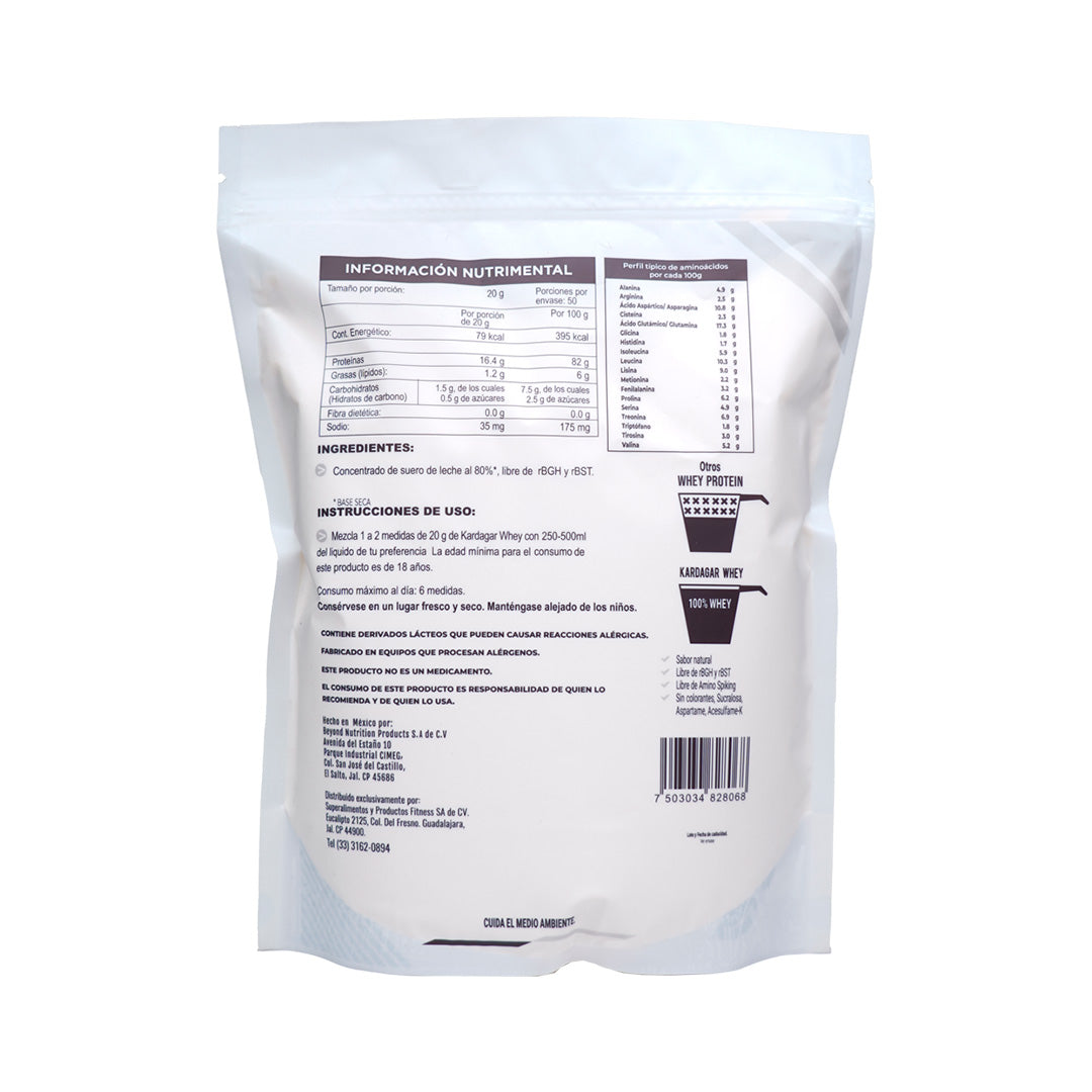 Natural whey protein 1kg Kardagar