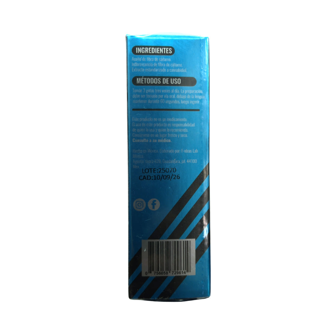 CBD Hemp 100 Extract Kardagar  Bienestar y Relajación
